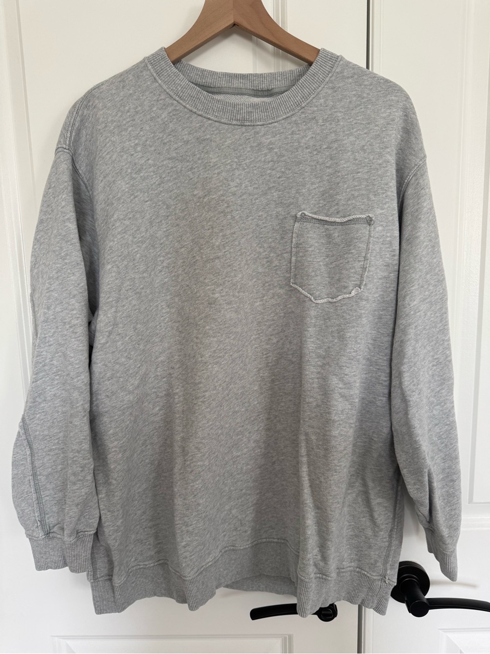 aerie Gray Crewneck Sweatshirt